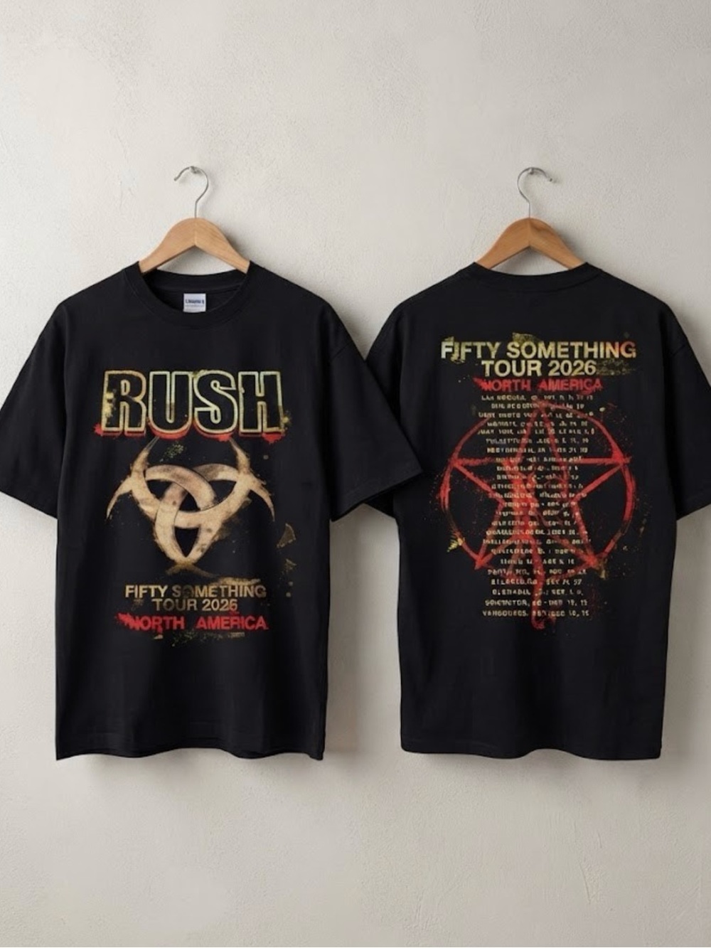 Rush Fifty Something Tour 2026 Graphic Tee